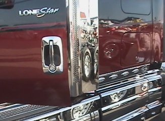 chromed out lonestar big show truck