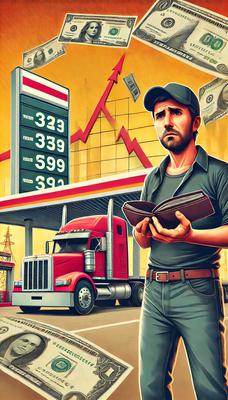 The trucking industry faces tough times as rising costs outpace driver earnings, leaving many struggling to stay on the road