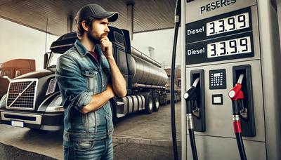 Diesel prices are climbing again, leaving truckers frustrated at the pump. How much higher will they go?