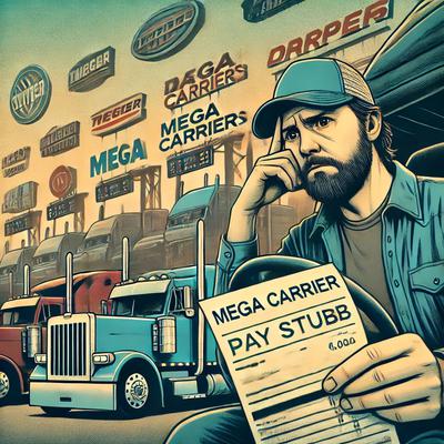 Another paycheck, another disappointment—truckers feel the squeeze as mega carriers cut wages